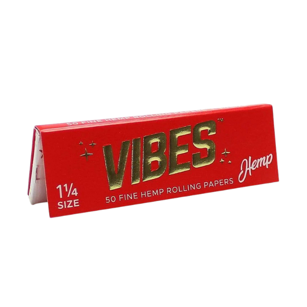 Vibes Papers Red Hemp / 1 1/4 50pk